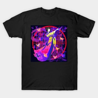 Princess playing with butterflies T-Shirt